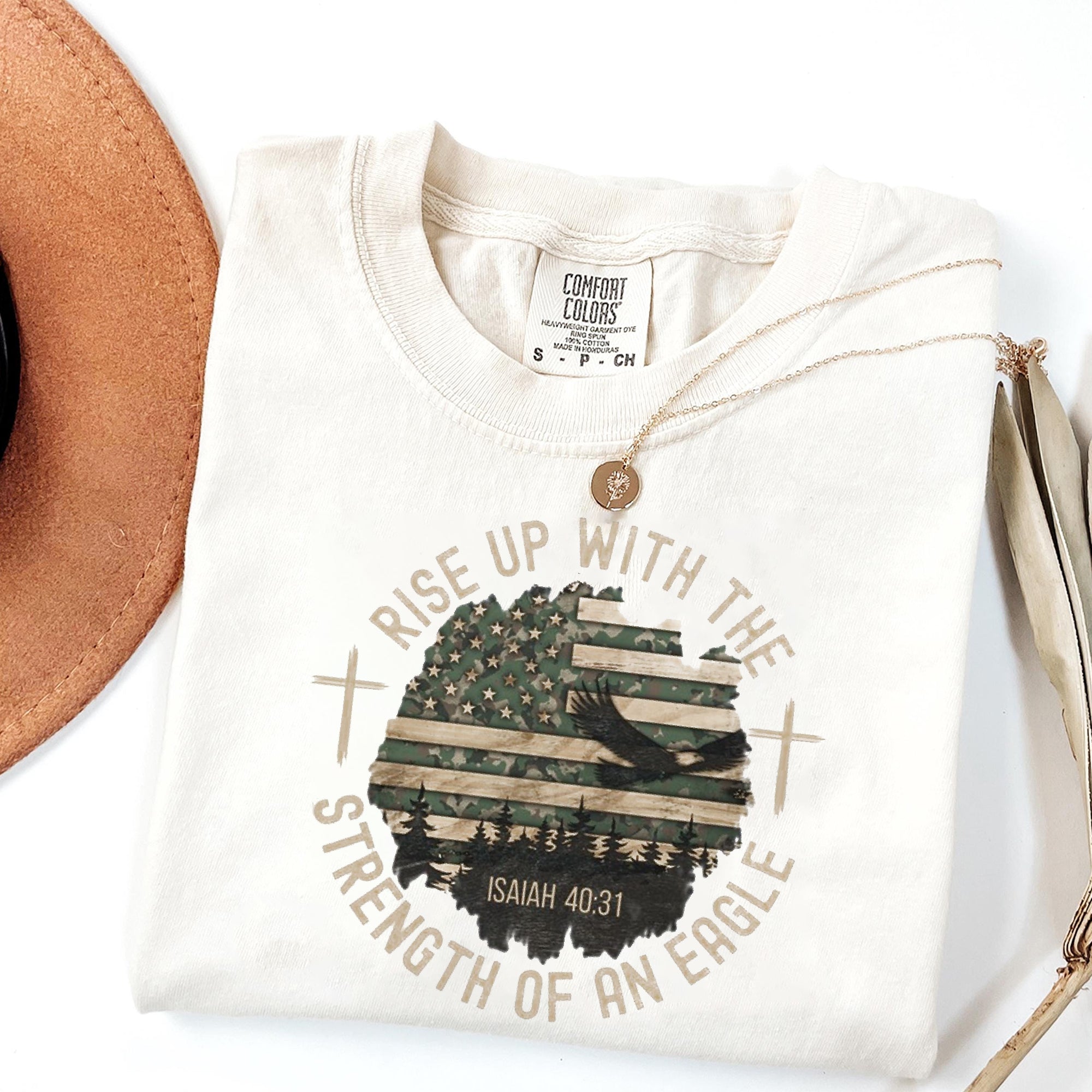 Bold Christian T Shirt,Father's Day Gift Tee, Guys Christian Shirt for Dad, Isaiah 40:31 Shirt for Christian Gift, Mens Christian T-Shirt, Mens Christian Gifts